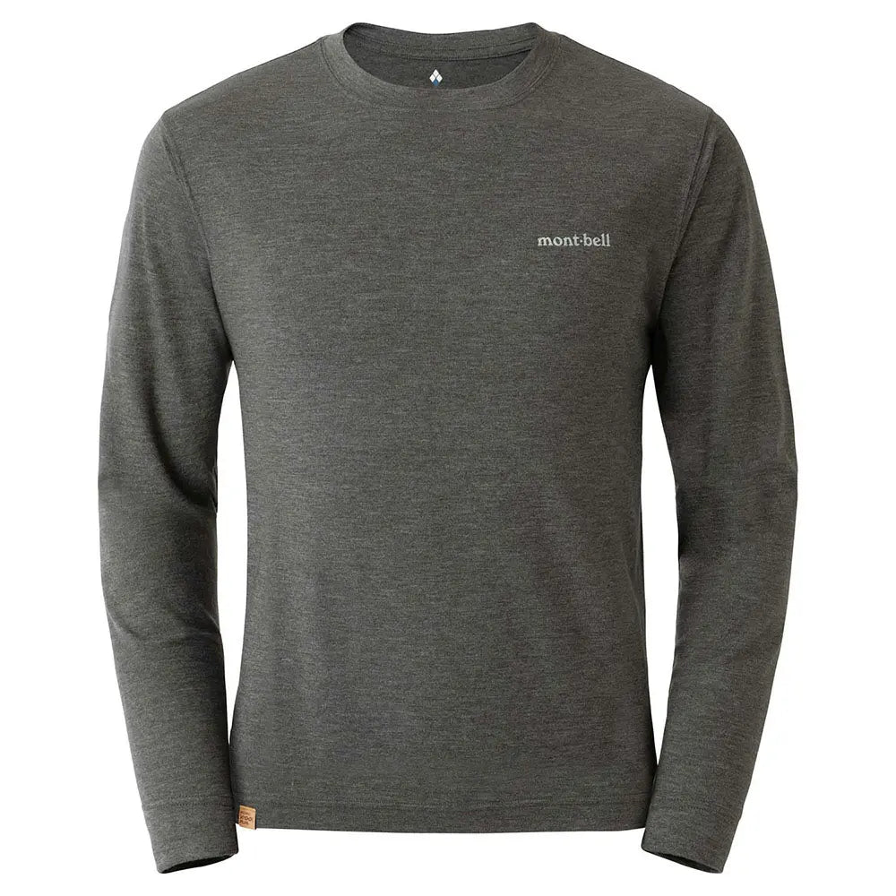 mont-bell: Merino Wool Plus Light Long Sleeve T Men's (US Size 美版尺寸)