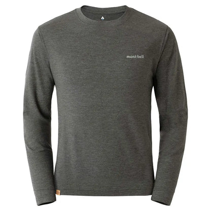 mont-bell: Merino Wool Plus Light Long Sleeve T Men's (US Size 美版尺寸)