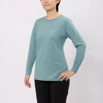 mont-bell: Merino Wool Plus Light Long Sleeve T Women's (US Size 美版尺寸)