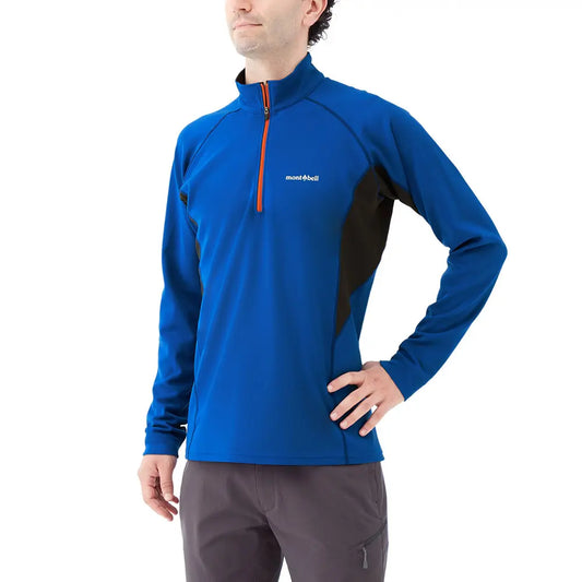 mont-bell: Wickron ZEO Thermal Long Sleeve Zip Shirt Men's (US Size 美版尺寸)