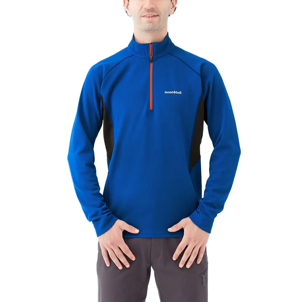 mont-bell: Wickron ZEO Thermal Long Sleeve Zip Shirt Men's (US Size 美版尺寸)