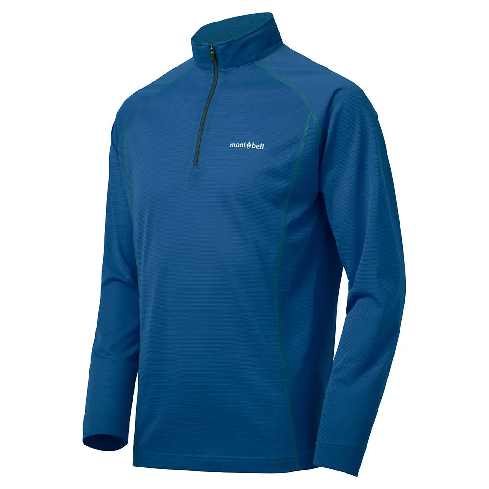 mont-bell: Cool Long Sleeve Zip Shirt Men's (US Size 美版尺寸)