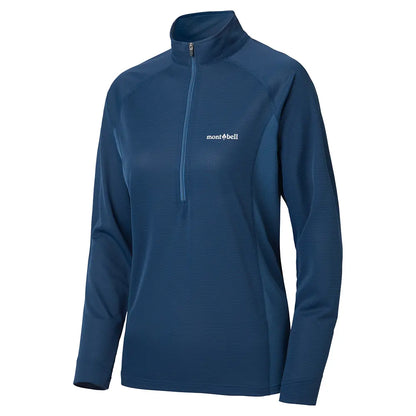 mont-bell: Cool Long Sleeve Zip Shirt Women's (US Size 美版尺寸)