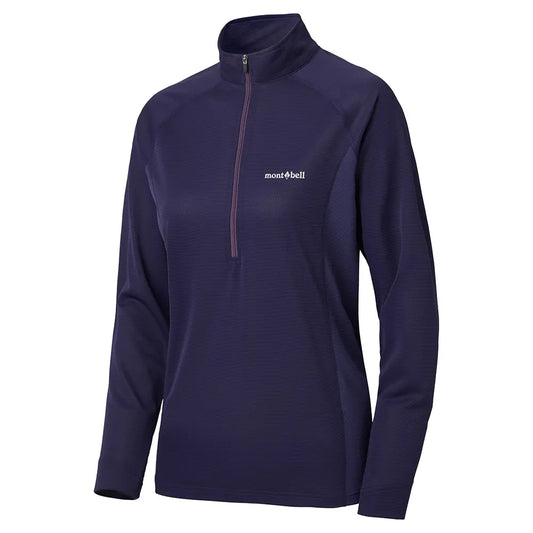 mont-bell: Cool Long Sleeve Zip Shirt Women's (US Size 美版尺寸)