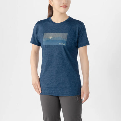 mont-bell: Merino Wool Plus Light T Women's Mountain Sunrise (US Size 美版尺寸)