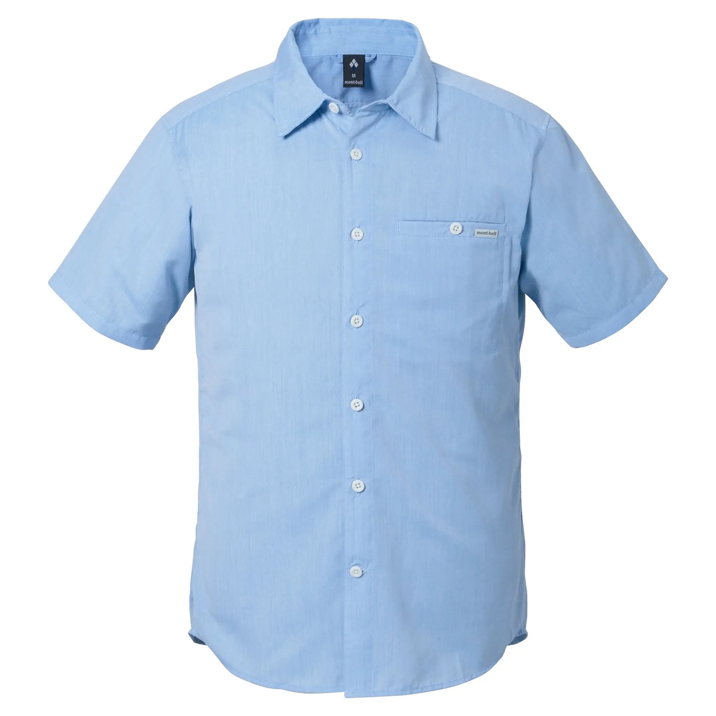 mont-bell: Wickron Light Single Pocket Short Sleeve Shirt Men's (US Size 美版尺寸)