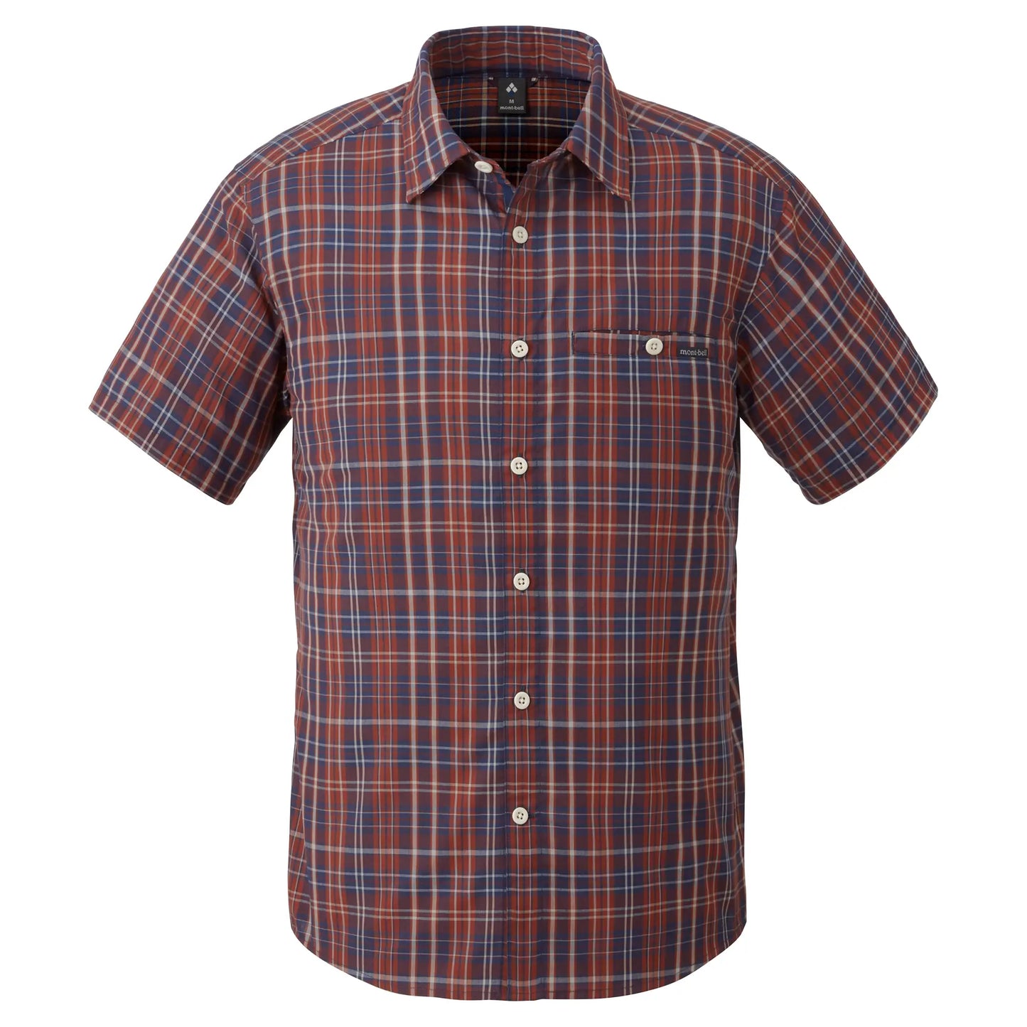 mont-bell: Wickron Light Single Pocket Short Sleeve Shirt Men's (US Size 美版尺寸)