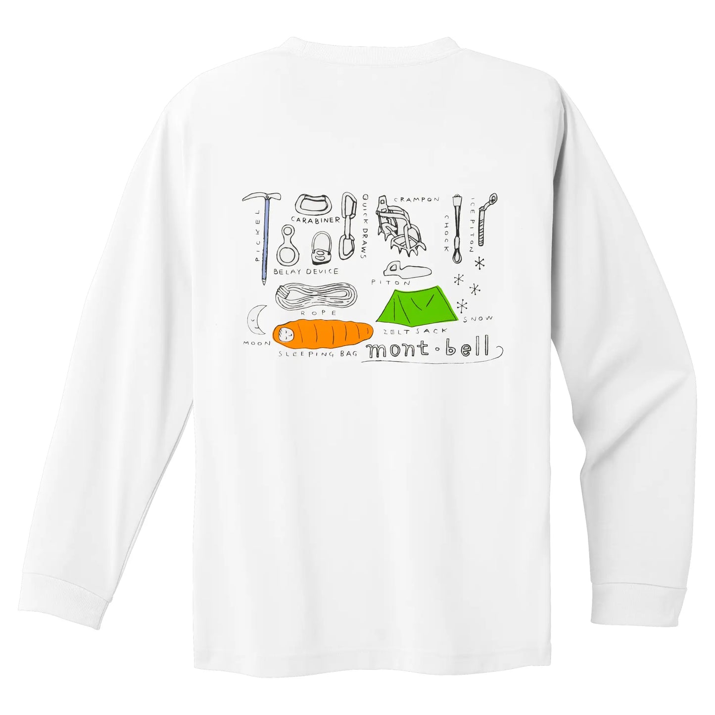 mont-bell: Wickron Long Sleeve T Mountain Gear (US Size 美版尺寸)