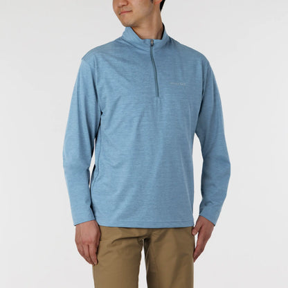 mont-bell: Wickron UV-TECT Long Sleeve Zip Shirt Men's (US Size 美版尺寸)