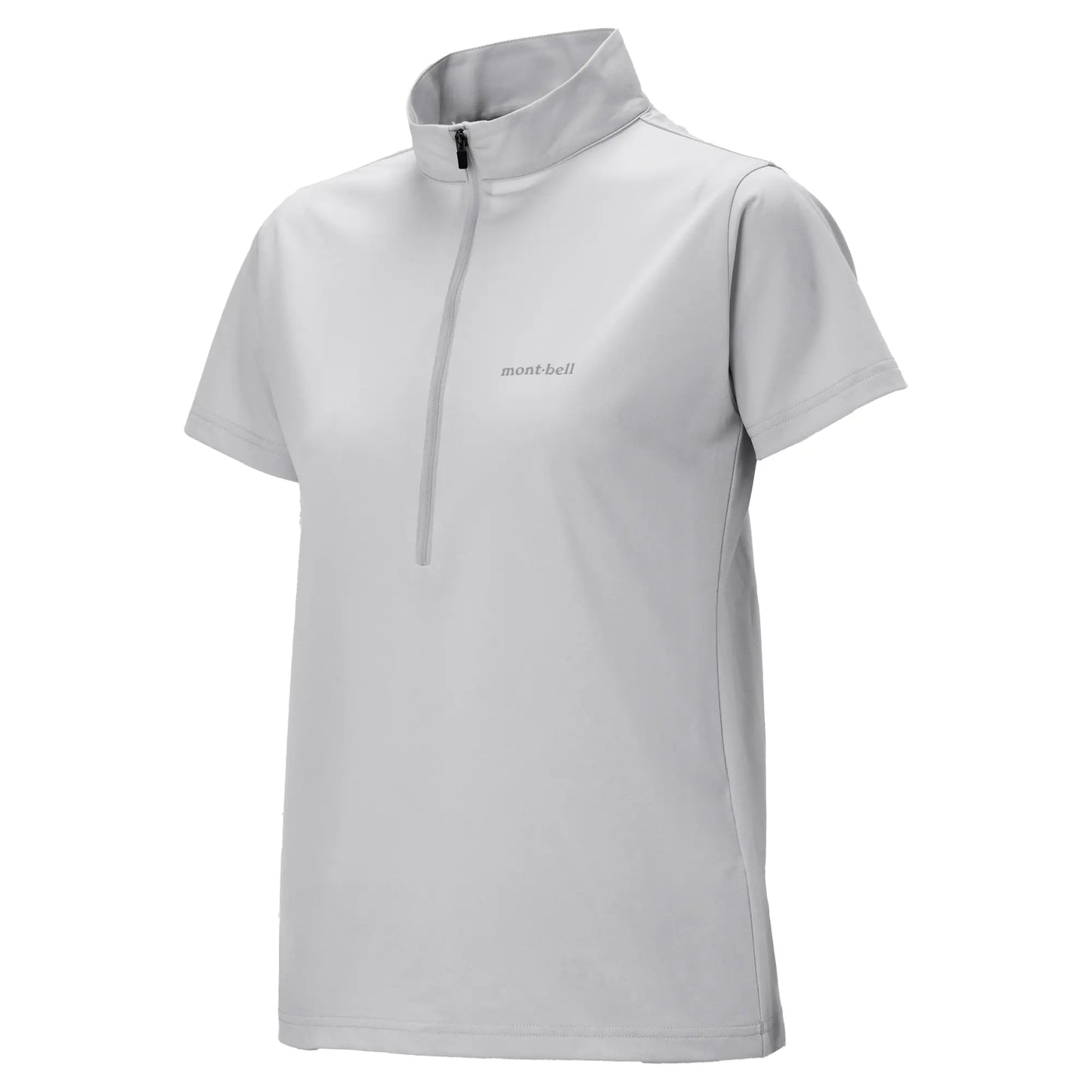 mont-bell: Wickron UV-TECT Short Sleeve Zip Shirt Women's (US Size 美版尺寸)