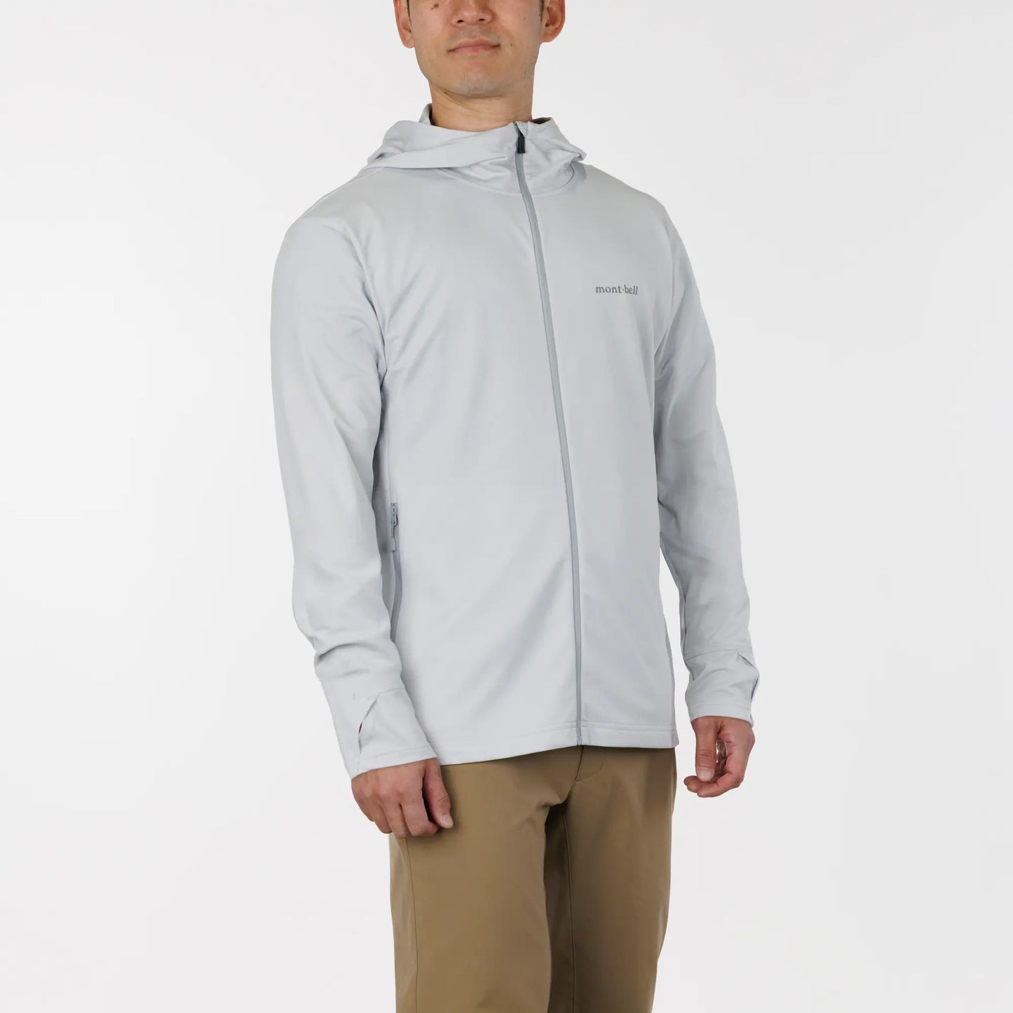 mont-bell: Wickron UV-TECT Full-Zip Hoodie Men's (US Size 美版尺寸)