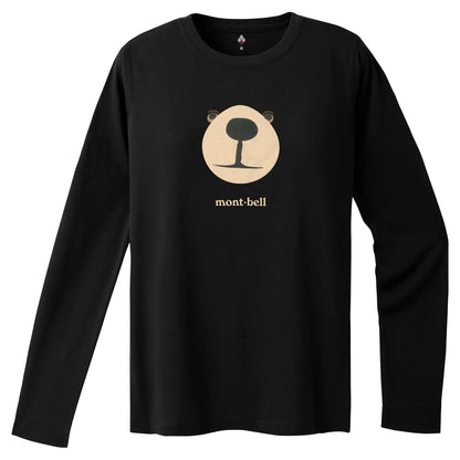 mont-bell: Wickron Long Sleeve T Women's Monta Bear Face (US Size 美版尺寸)
