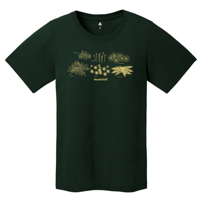 mont-bell: Pear Skin Cotton T Women's Moss (US Size 美版尺寸)
