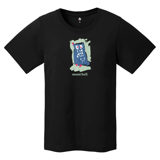 mont-bell: Pear Skin Cotton T Women's Owl (US Size 美版尺寸)