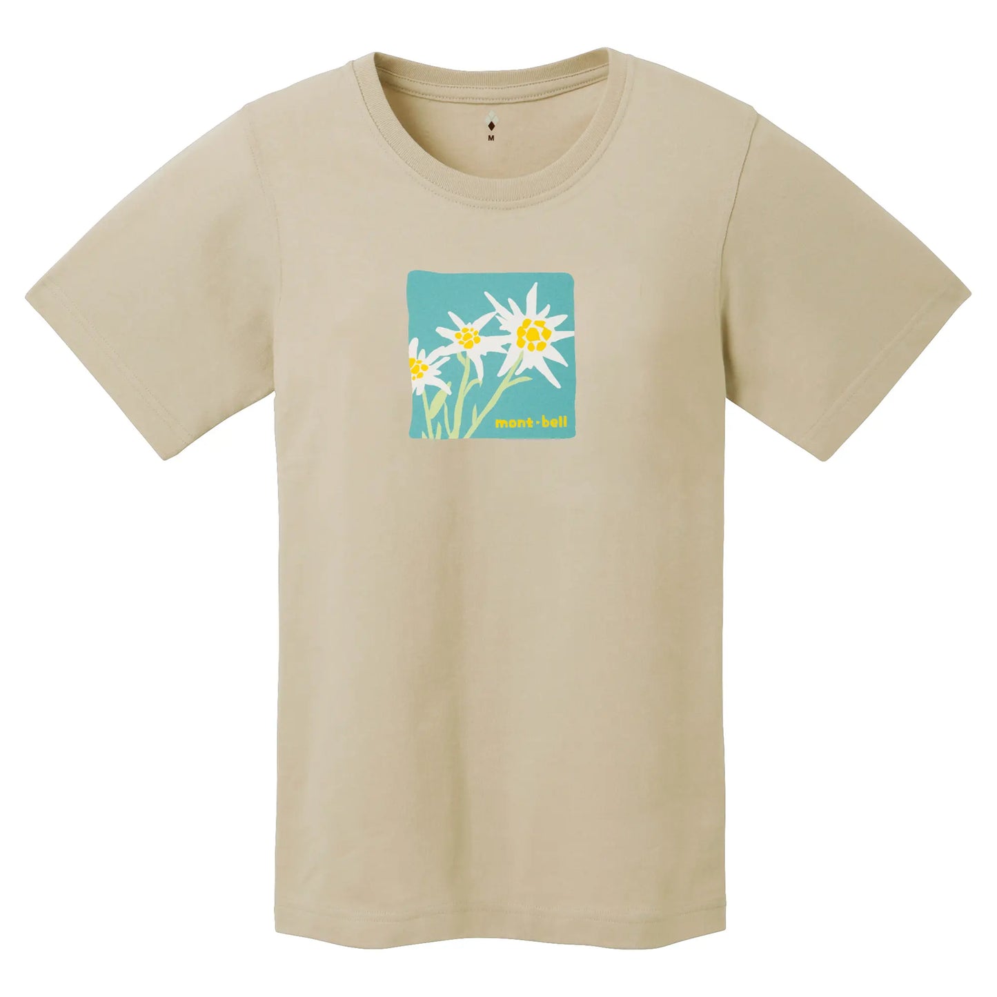 mont-bell: Pear Skin Cotton T Women's Edelweiss (US Size 美版尺寸)