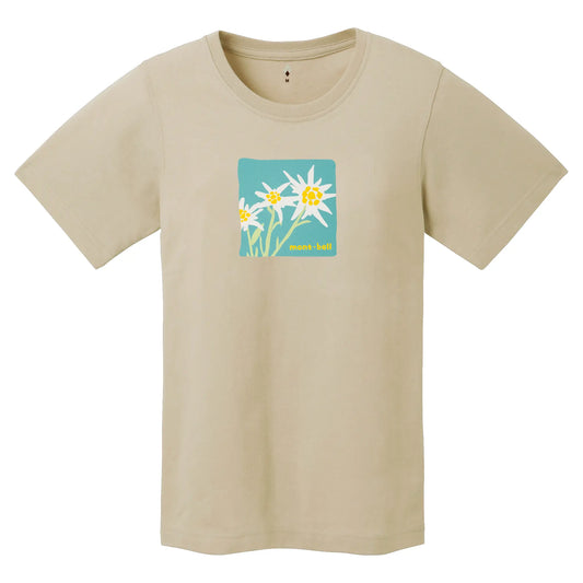 mont-bell: Pear Skin Cotton T Women's Edelweiss (US Size 美版尺寸)
