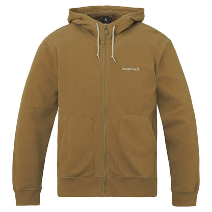 mont-bell: Cotton Lite Full-Zip Hooded Sweatshirt Men's (US Size 美版尺寸)