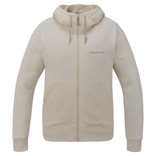 mont-bell: Cotton Lite Full-Zip Hooded Sweatshirt Women's (US Size 美版尺寸)