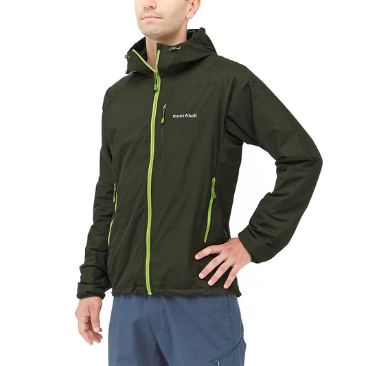 mont-bell: Light Shell Hooded Jacket Men's (US Size 美版尺寸)