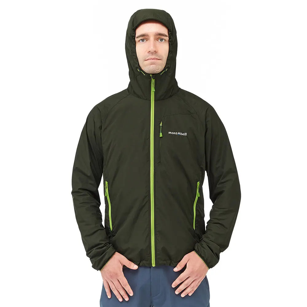 mont-bell: Light Shell Hooded Jacket Men's (US Size 美版尺寸)