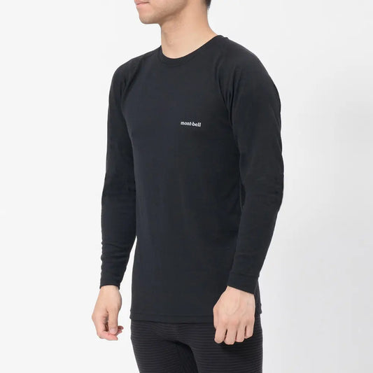 mont-bell: SUPER MERINO WOOL Middle Weight Round Neck Shirt Men's (US Size 美版尺寸)