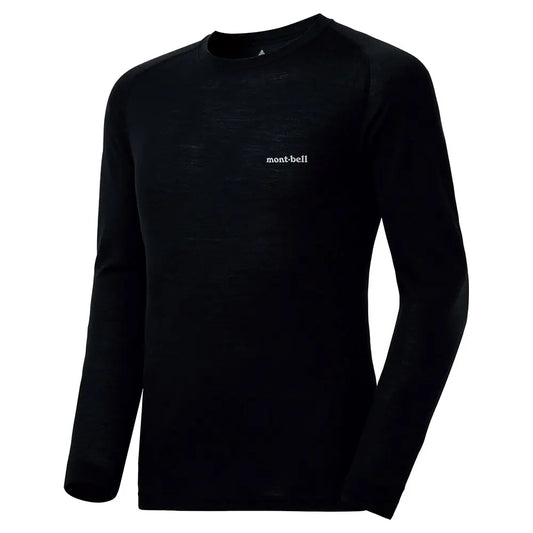 mont-bell: SUPER MERINO WOOL Middle Weight Round Neck Shirt Men's (US Size 美版尺寸)