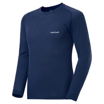 mont-bell: SUPER MERINO WOOL Middle Weight Round Neck Shirt Men's (US Size 美版尺寸)