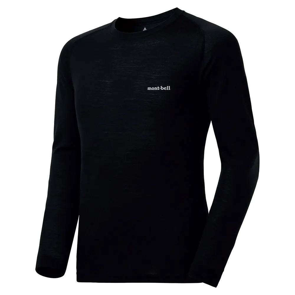 mont-bell: SUPER MERINO WOOL Light Weight Round Neck Shirt Men's (US Size 美版尺寸)