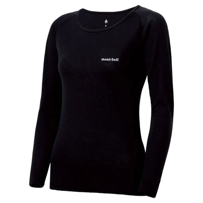 mont-bell: SUPER MERINO WOOL Light Weight Round Neck Shirt Women's (US Size 美版尺寸)