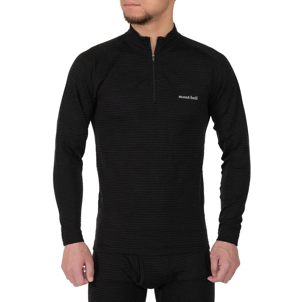 mont-bell: SUPER MERINO WOOL EXP. High Neck Shirt Men's (US Size 美版尺寸)