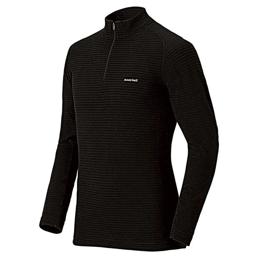 mont-bell: SUPER MERINO WOOL EXP. High Neck Shirt Men's (US Size 美版尺寸)