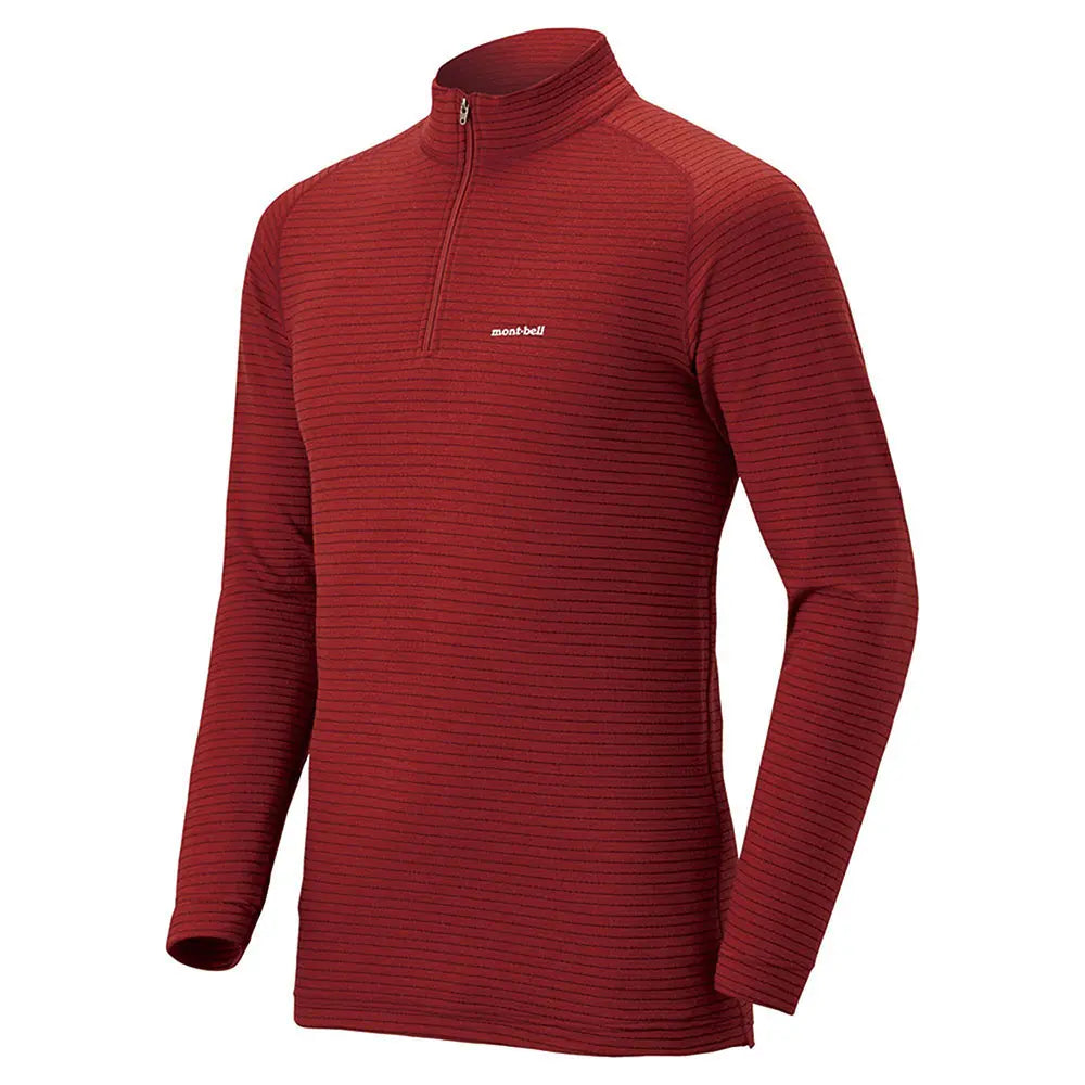 mont-bell: SUPER MERINO WOOL EXP. High Neck Shirt Men's (US Size 美版尺寸)