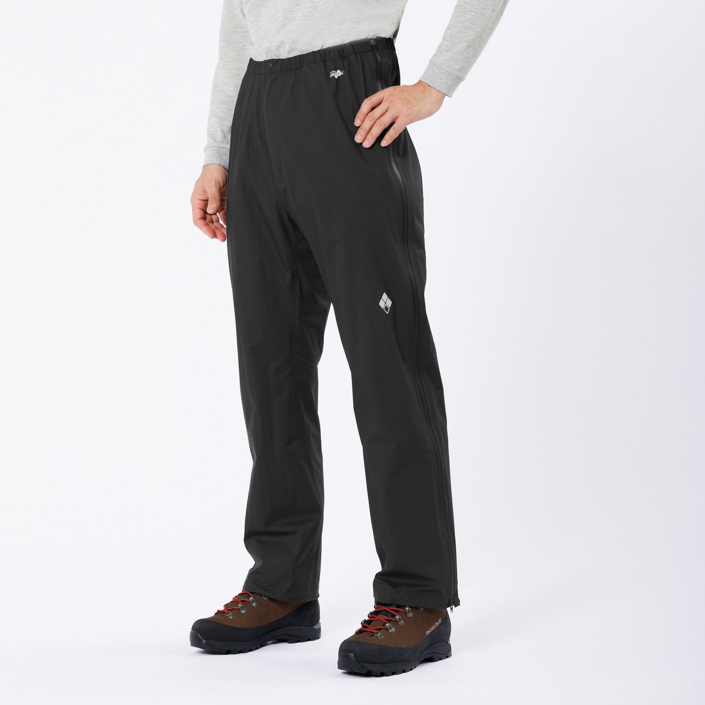 mont-bell: SUPER DRY-TEC Full-Zip Rain Pants Men's (US Size 美版尺寸)