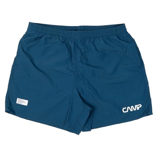 CAMPFREE: 10385 男士酷炫標誌印花尼龍短褲－E. 珊瑚