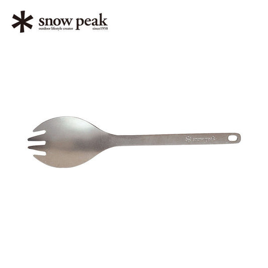 現貨 Snow Peak 鈦合金匙叉（銀色）