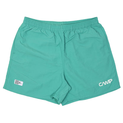 CAMPFREE: 10385 男士酷炫標誌印花尼龍短褲