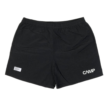 CAMPFREE: 10385 男士酷炫標誌印花尼龍短褲
