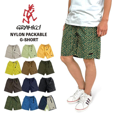 GRAMICCI: G4SM-P146 尼龍可收納式 G-short 男士戶外半褲－深棕色：深棕色