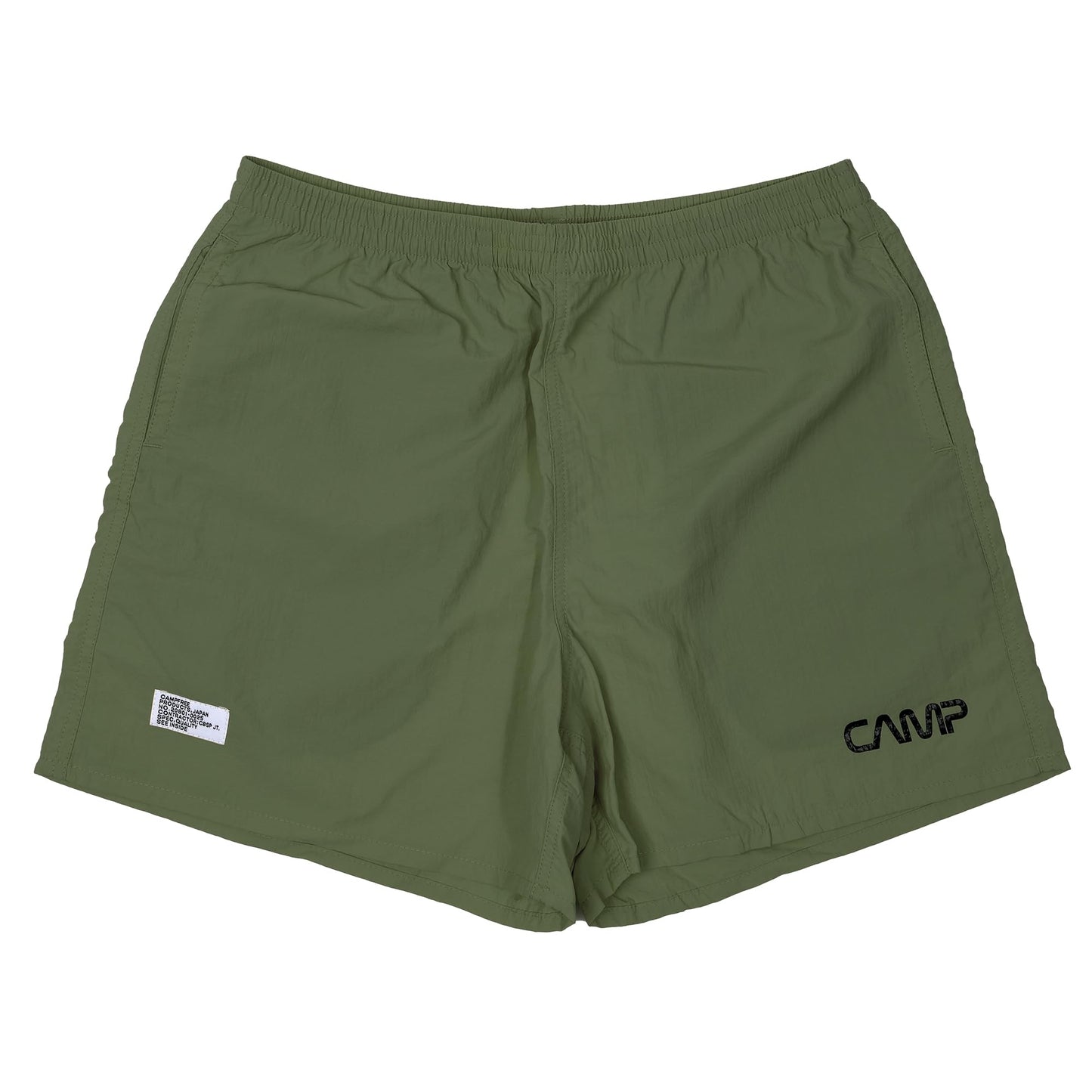 CAMPFREE: 10385 男士酷炫標誌印花尼龍短褲