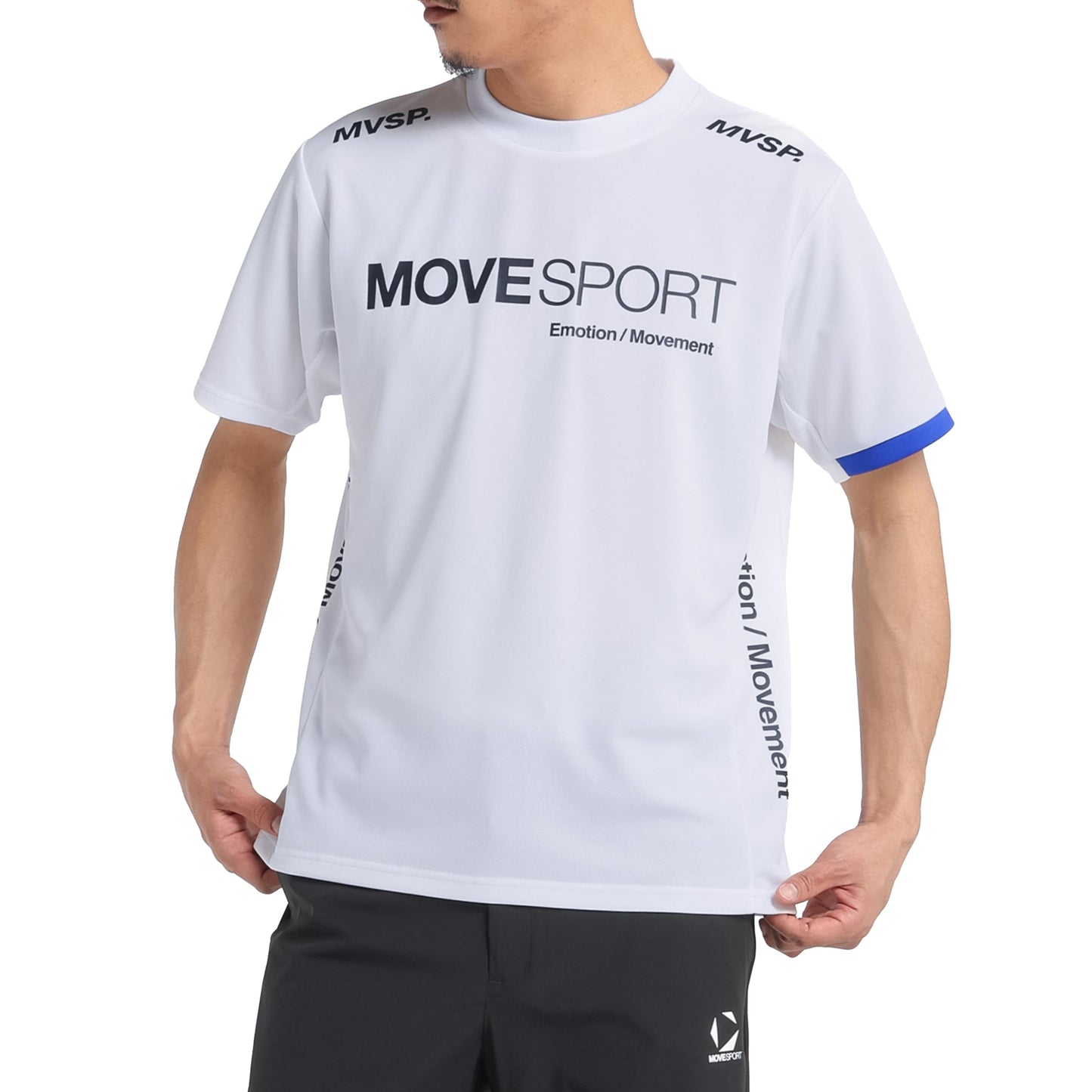MOVESPORT DESCENTE T恤 短袖 圓領 網店限定 吸汗快乾 彈性 運動訓練 MOVESPORT男裝