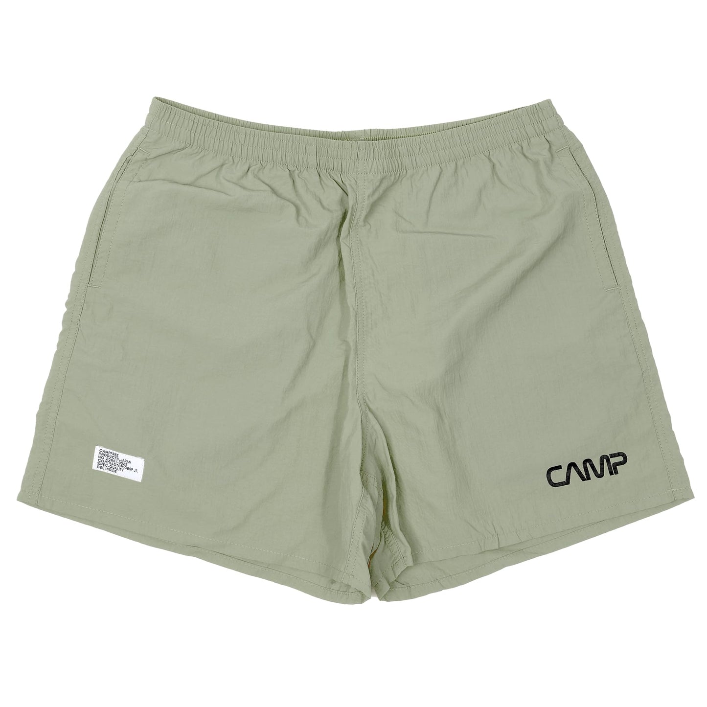 CAMPFREE: 10385 男士酷炫標誌印花尼龍短褲