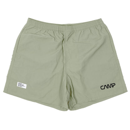 CAMPFREE: 10385 男士酷炫標誌印花尼龍短褲