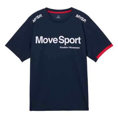 MOVESPORT DESCENTE T恤 短袖 圓領 網店限定 吸汗快乾 彈性 運動訓練 MOVESPORT男裝