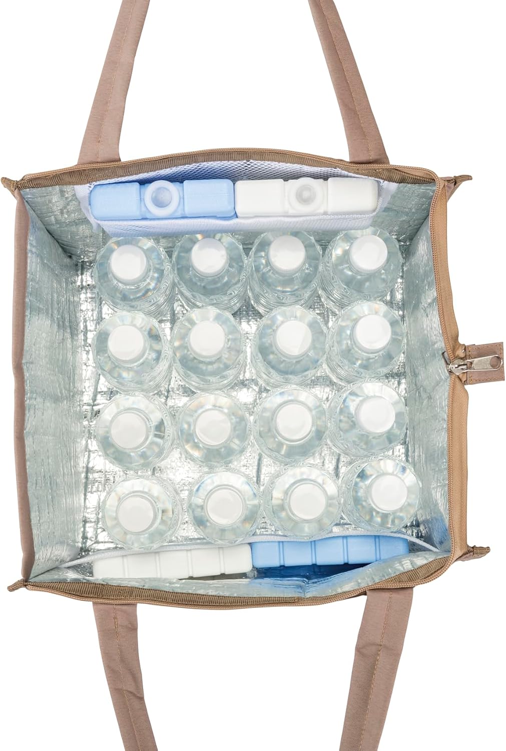 Coleman Cooler Lunch Bag beige 20L interior