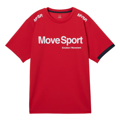 MOVESPORT DESCENTE T恤 短袖 圓領 網店限定 吸汗快乾 彈性 運動訓練 MOVESPORT男裝