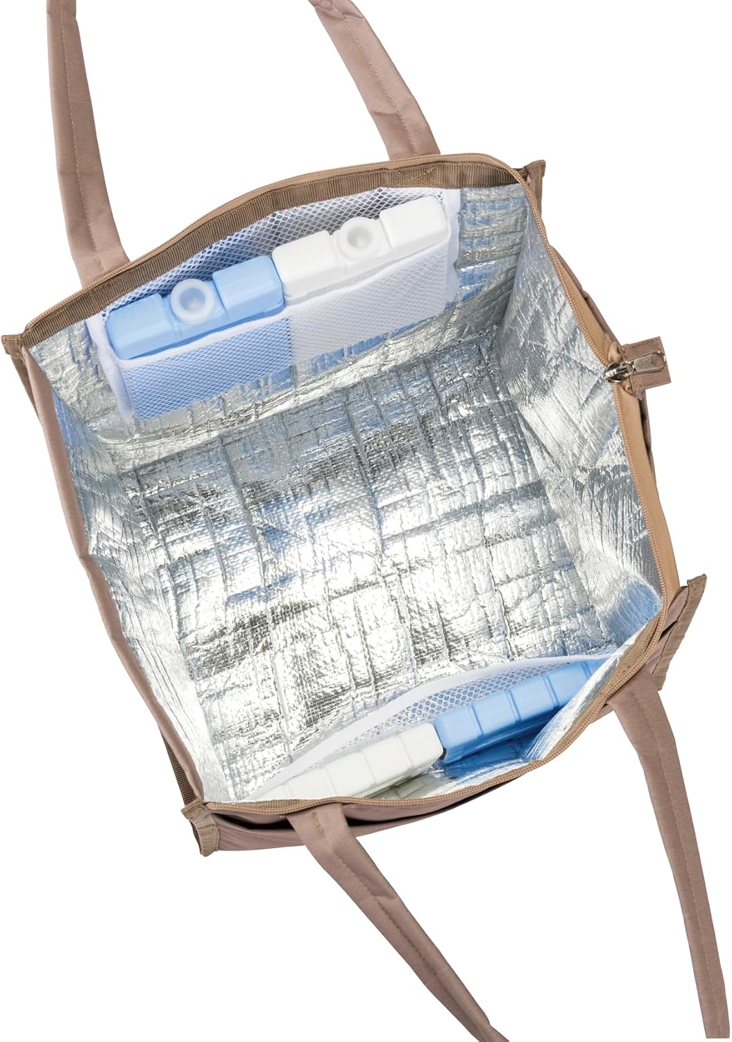 Coleman Cooler Lunch Bag beige 20L open