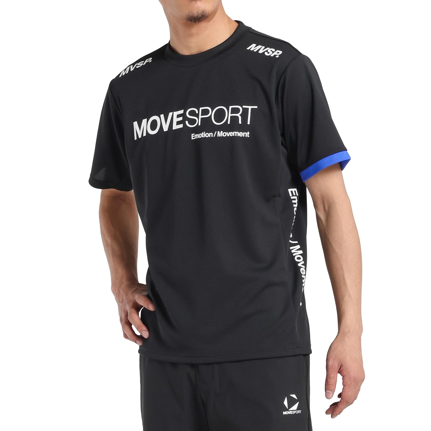 MOVESPORT DESCENTE T恤 短袖 圓領 網店限定 吸汗快乾 彈性 運動訓練 MOVESPORT男裝