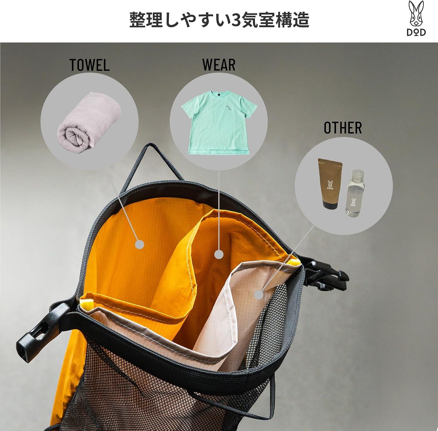 DOD: 3-compartment Lightweight Stuff Bag
