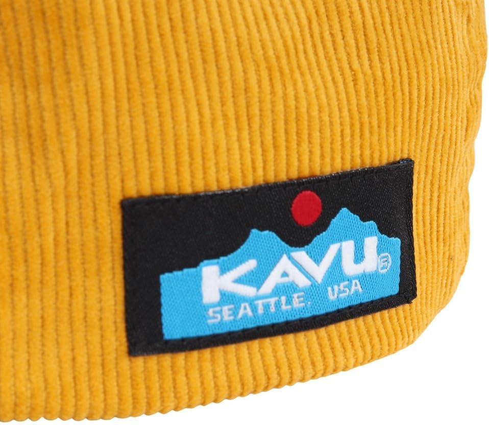 KAVU 燈芯絨棒球帽 芥末黃 細節/展示