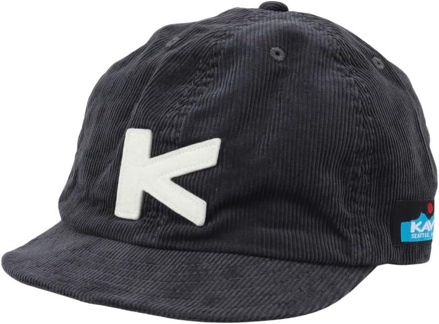 KAVU 燈芯絨棒球帽 炭灰色
